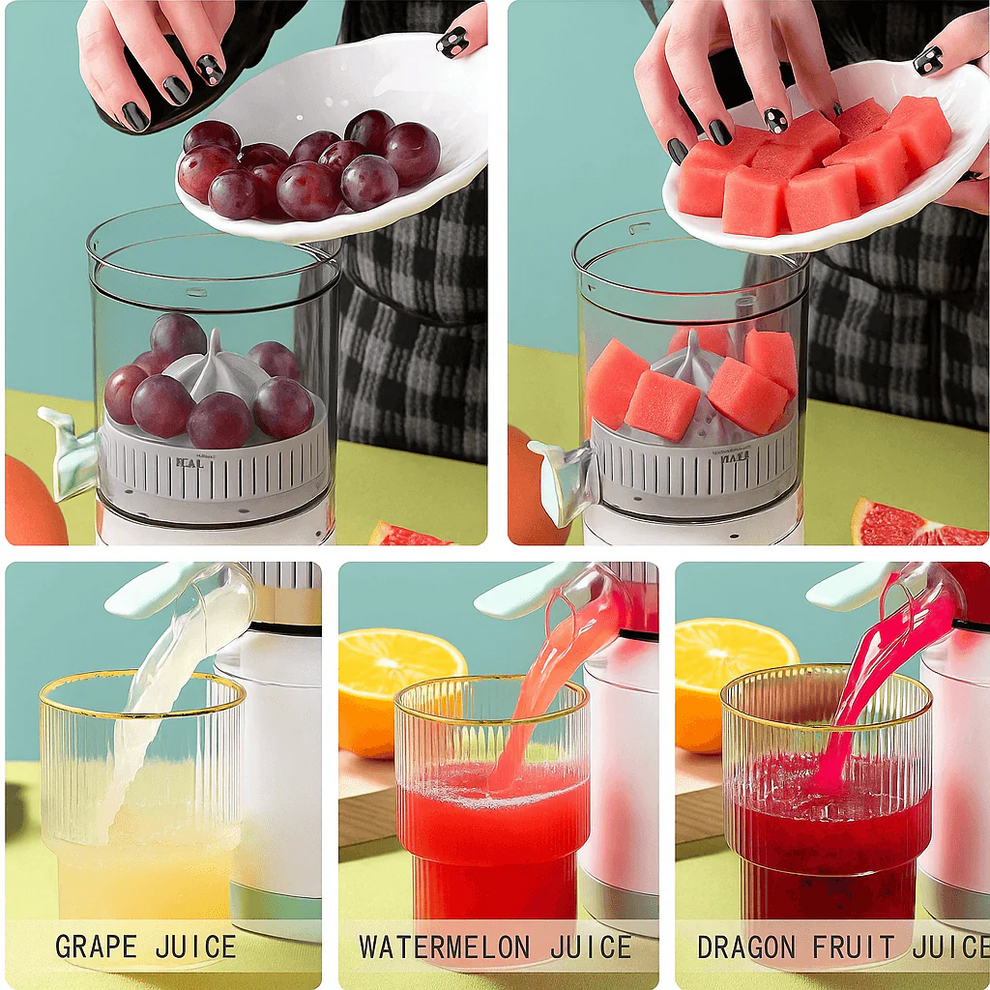 Electric Orange Juicer Machine | Wireless Citrus Press Juicer | for Home & Kitchen
